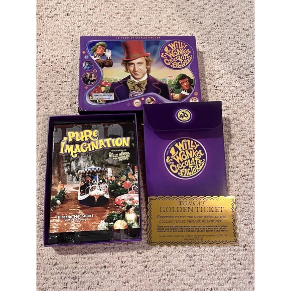 Willy Wonka & The Chocolate Factory 40th Anniversary LTD Ed Numbered DVD Movie - Picture 5 of 6